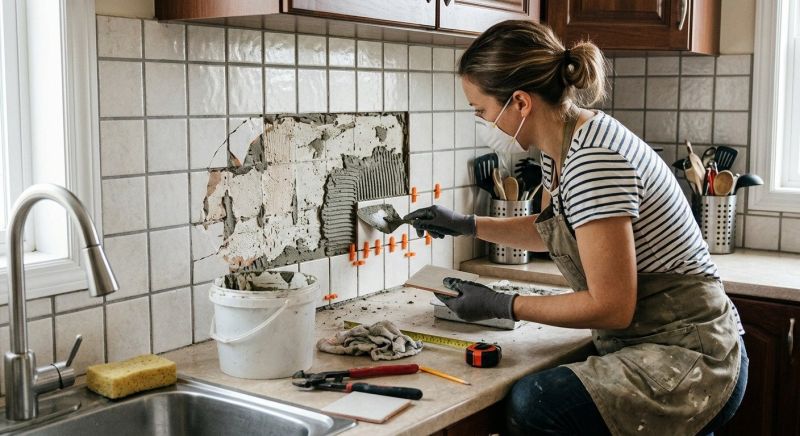 Kitchen Backsplash Repair Service