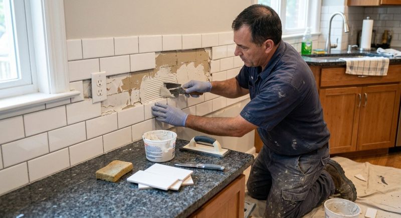 Kitchen Backsplash Repair Service